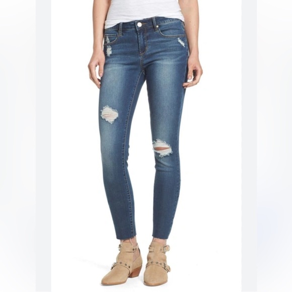 Articles Of Society Sarah Distressed Skinny Jeans - Size 28 - Picture 1 of 13